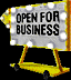 open for business